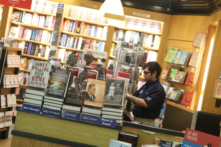 A shop inside of LaGuardia Airport showcases some bestsellers -- but what's really going on inside those books?