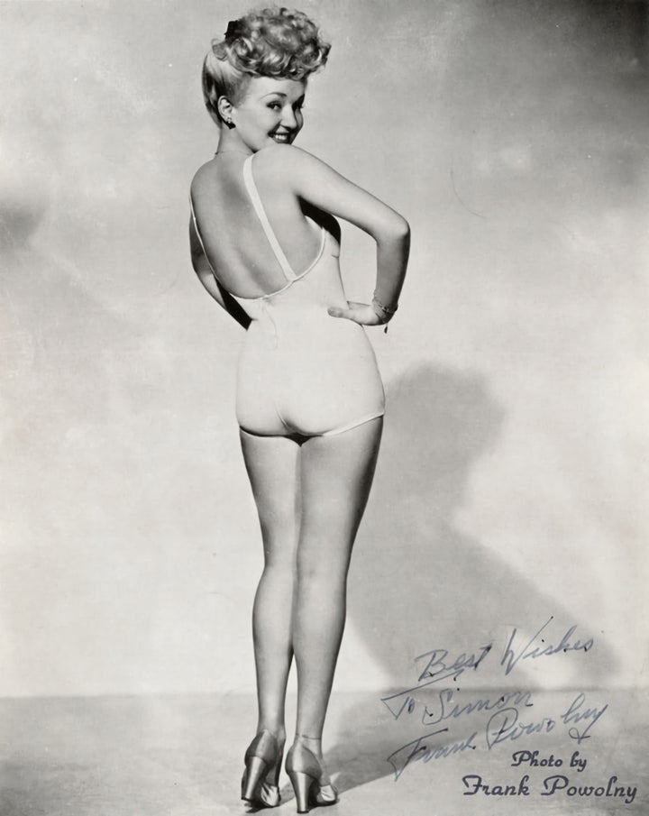 The quintessential pin up image: Betty Grable.