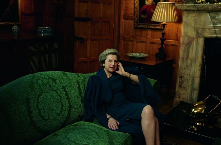 The Prime Minister in a photograph taken by Annie Leibovitz for Vogue US magazine.
