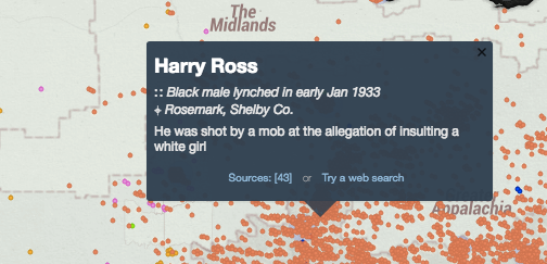Reasons for lynching often had to do with criminal accusations.