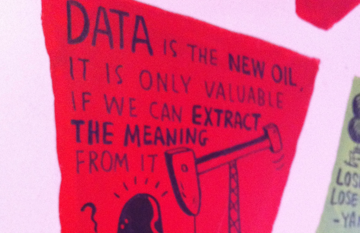 Data is the new oil, it is only valuable if we can extract the meaning from it. 