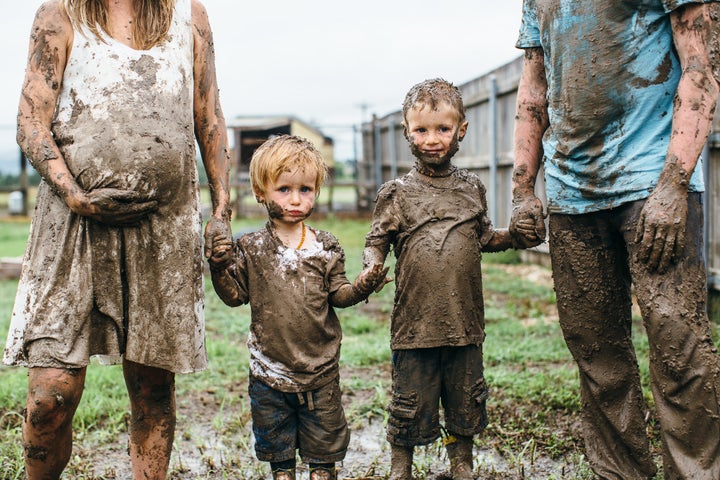 The Bartons of Waxahachie, Texas got creative with their maternity photo shoot.