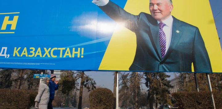 President Nursultan Nazarbayev (here in 2012) used to his best interest technology in an attempt to shut down any political uprising. 