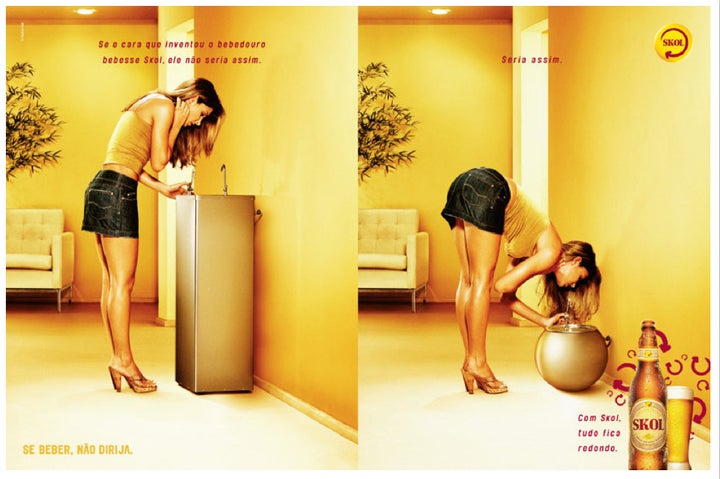 “These images are part of our past,” Skol said, about their formerly objectifying ads.