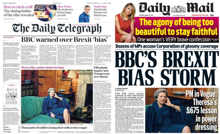 The BBC has been accused of bias in its Brexit coverage