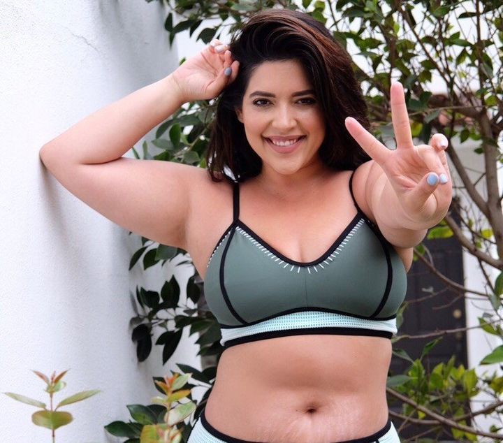 Denise Bidot appears un-retouched in Target's new swim campaign. 