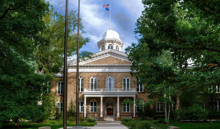 The Nevada state capitol building in Carson City. 