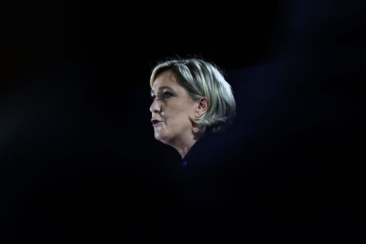 Marine Le Pen in Mirande, France. March 9.