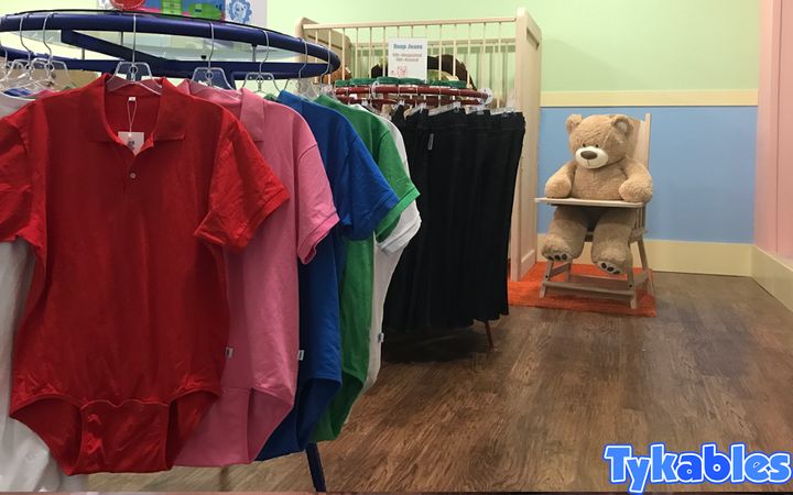 Tykables carries a full line of clothing, diapers and more.