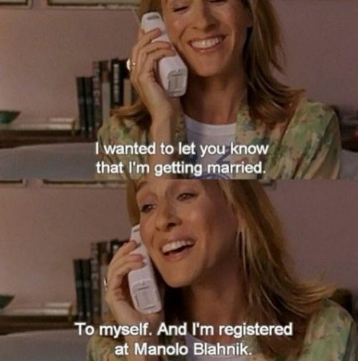 <em>Sex and the City S6, Ep 83: A Woman’s Right to Shoes</em>