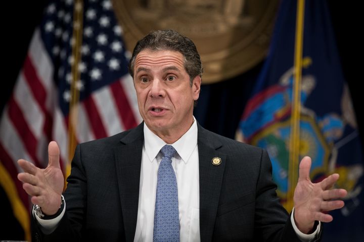 New York Gov. Andrew Cuomo during a press conference last month in New York City.