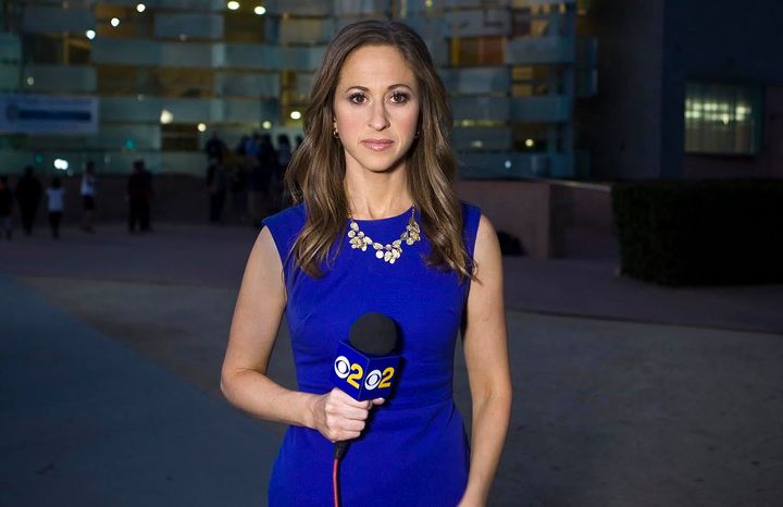 TV news reporter Erica Mandy.