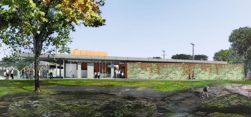 The Cary Leeds Center for Tennis & Learning, by <a rel="nofollow" href="https://gluckplus.com/project/cary-leeds-tennis-cente