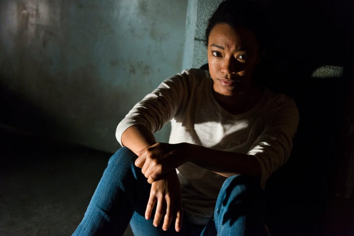 Sasha wondering why she didn't just stay outside the Saviors' place and use her sniper skills. We're wondering that, too