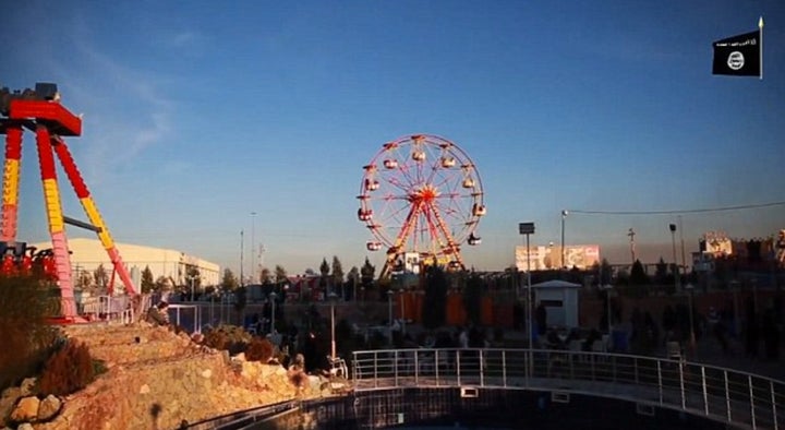 Dijla City Theme Park, which is allegedly run by ISIS, on the outskirts of Mosul, Iraq.