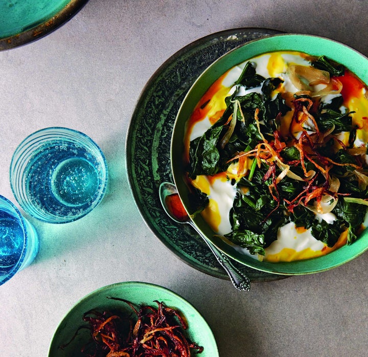Spinach Borani recipe excerpted from <i>Taste of Persia</i> by Naomi Duguid (Artisan Books). Copyright © 2016. Photographs by Gentl & Hyers.