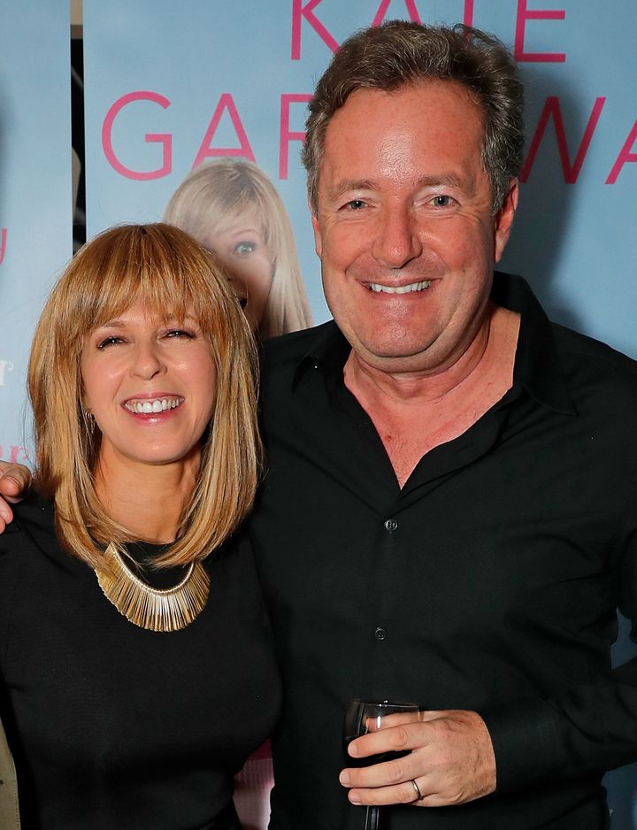 Kate with Piers Morgan at her book launch