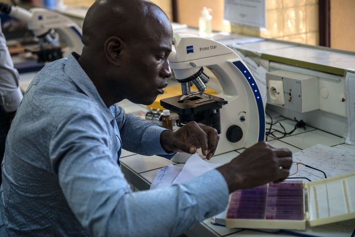 Researchers study other neglected diseases at Congo's National Institute for Biomedical Research, which Dr. Muyembe directs.