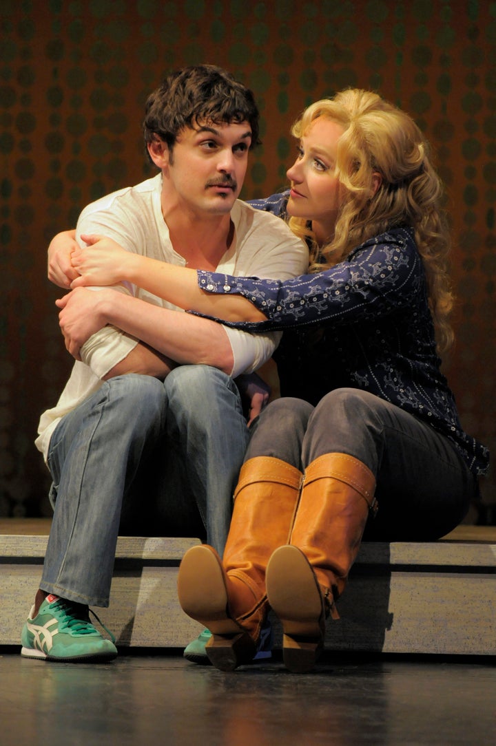 Wesley Taylor (left) and Betsy Wolfe starred in "Tales of the City" at San Francisco's American Conservatory Theater in 2011. 