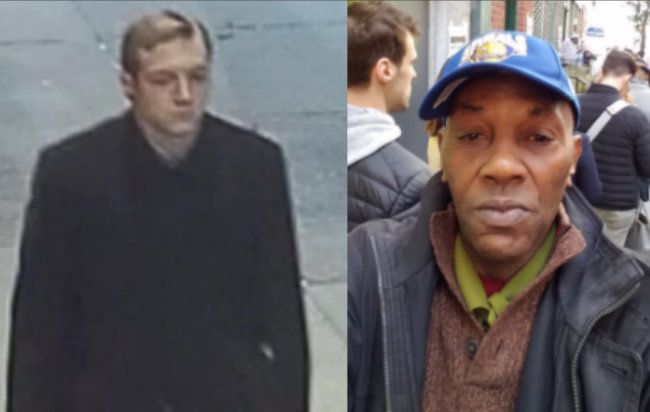 James Harris Jackson (left) is accused of fatally stabbing Timothy Caughman (right) in New York City on Monday.