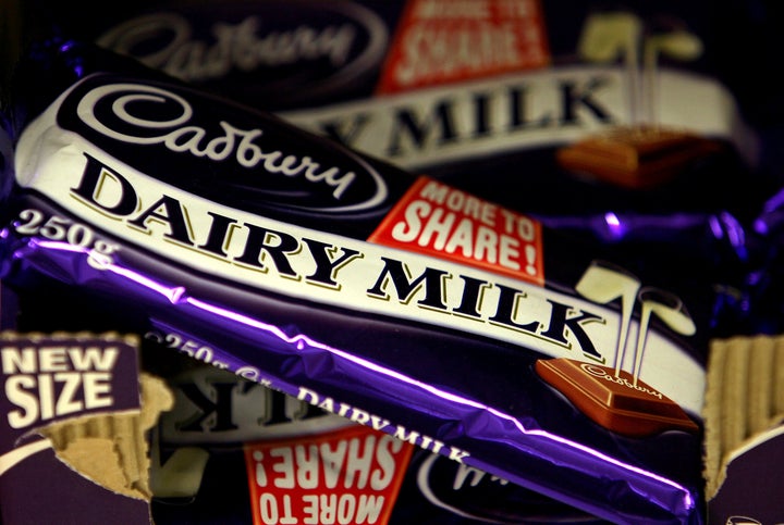 Cadbury chocolate bars are seen in a shop in London June 23, 2006.