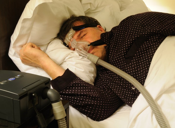 Currently the mainstay of treatment for obstructive sleep apnea is sleeping with a CPAP machine, like this one, that keeps air flowing consistently through the nose and throat during sleep.