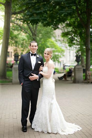 David Fajgenbaum married his wife, Caitlin, in 2014.