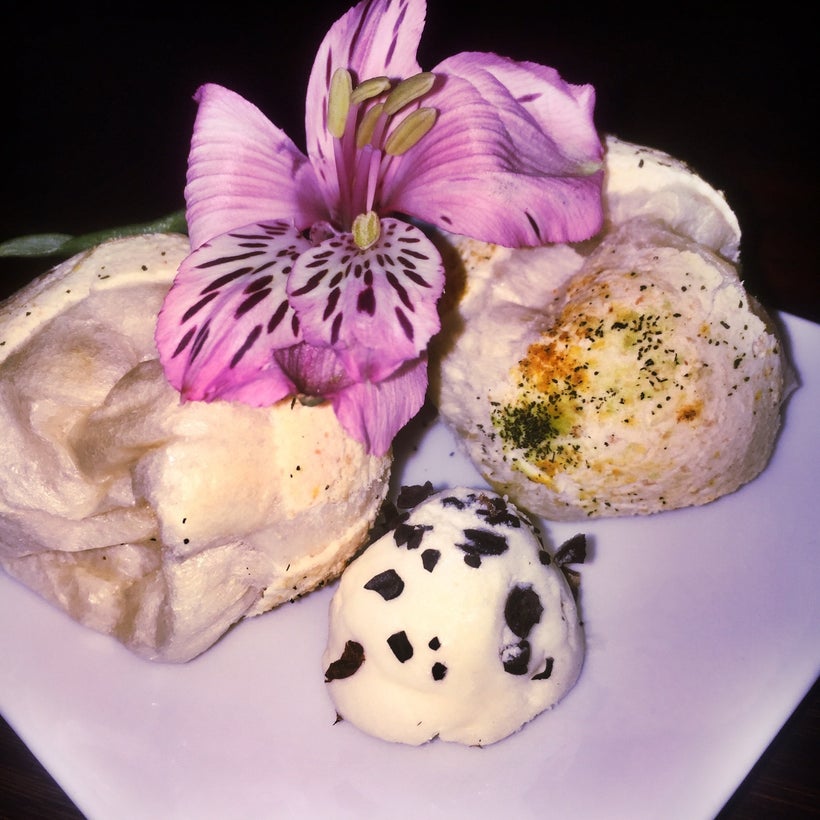 Yuccabread with carimanga coffee infused butter