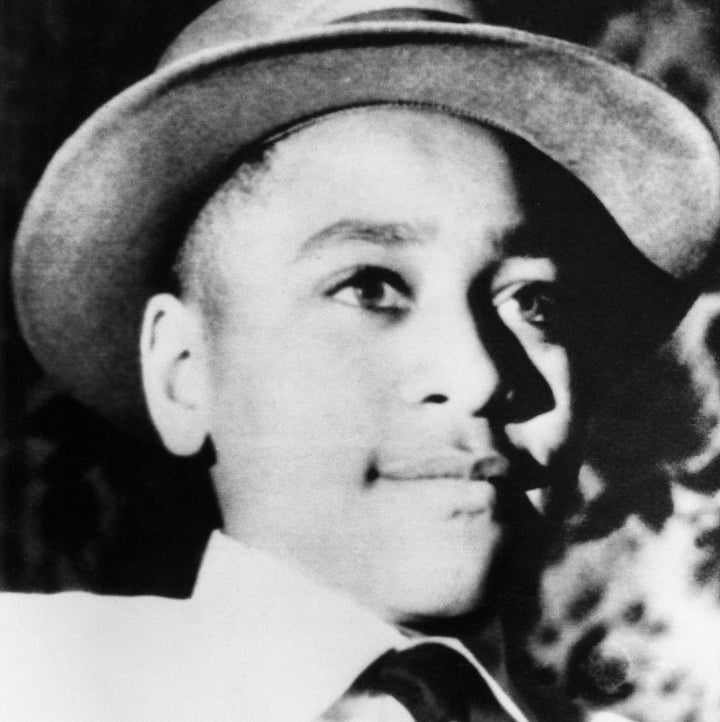 A photo of Chicago native Emmett Till.