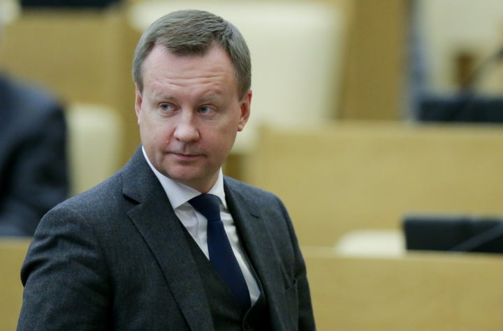 Denis Voronenkov at a plenary session of the Russian State Duma, the Lower House of the Russian Parliament.