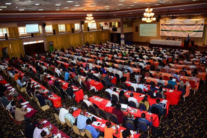 <p><em>A picture of a plenary session at the symposium.</em></p>