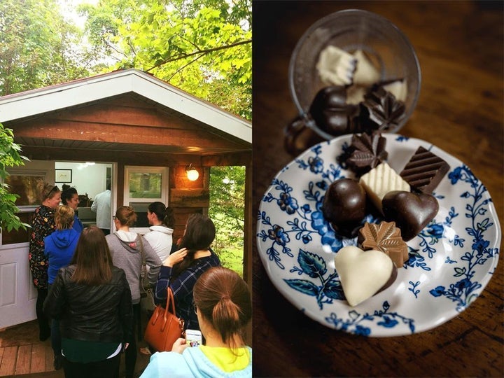 Long lines regularly form outside of the little shop.