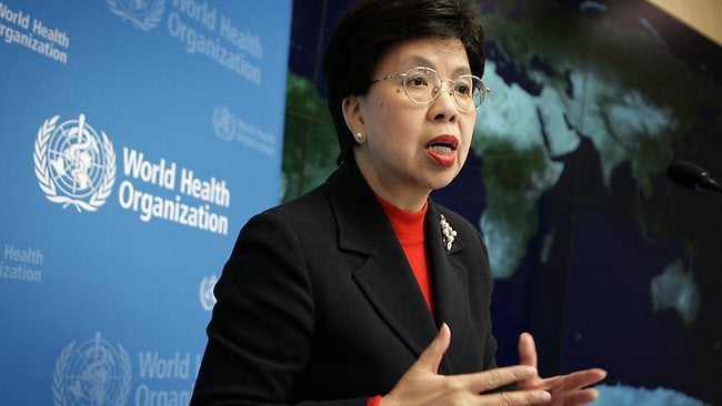 Dr Margaret Chan, Director General, WHO