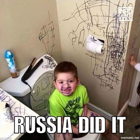 Russia Did It Meme