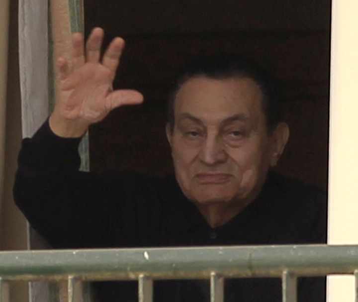 Ousted Egyptian president Hosni Mubarak was freed on Friday after six years in detention.