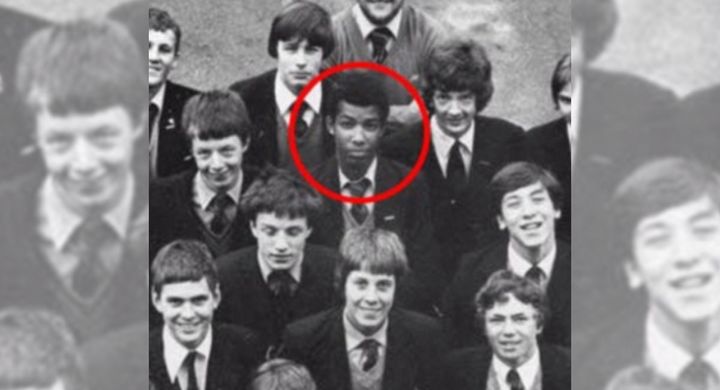 Khalid Masood, pictured as Adrian Ajao in 1980, while still at school