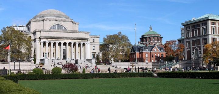 Columbia University campus in New York.