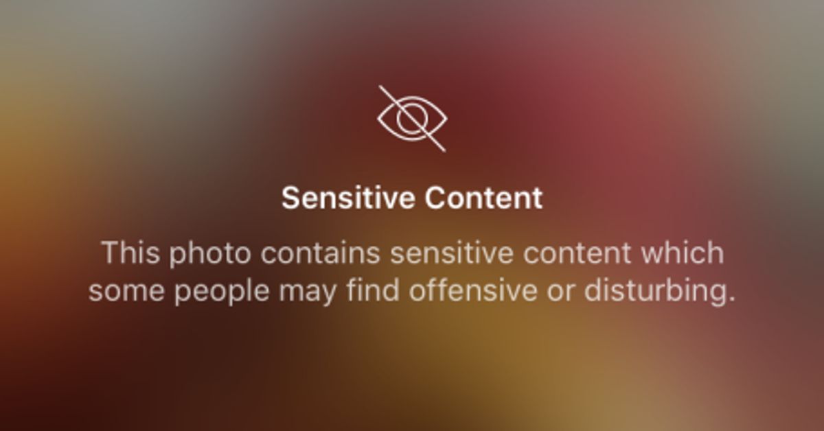 Sensitive content картинка