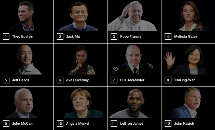 The top 12 world's greatest leaders, according to Fortune. 