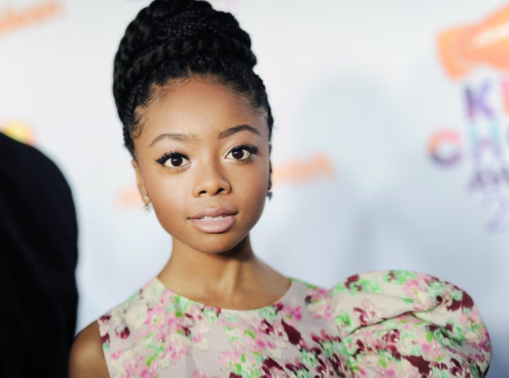 Skai Jackson at the 2017 Nickelodeon Kids' Choice Awards.