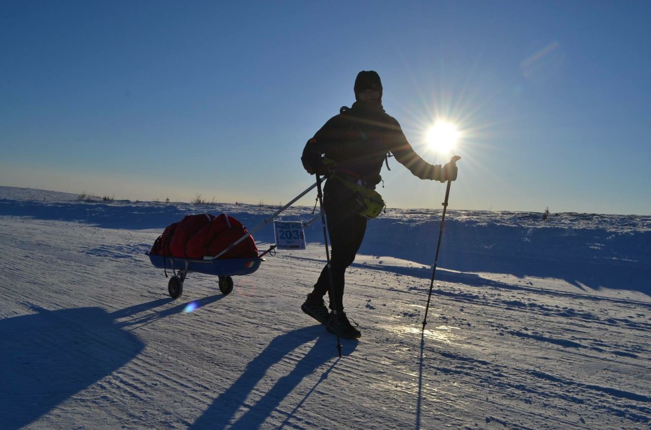 Hennigan during the Yukon Arctic Ultra in Canada where he finished second in 2015