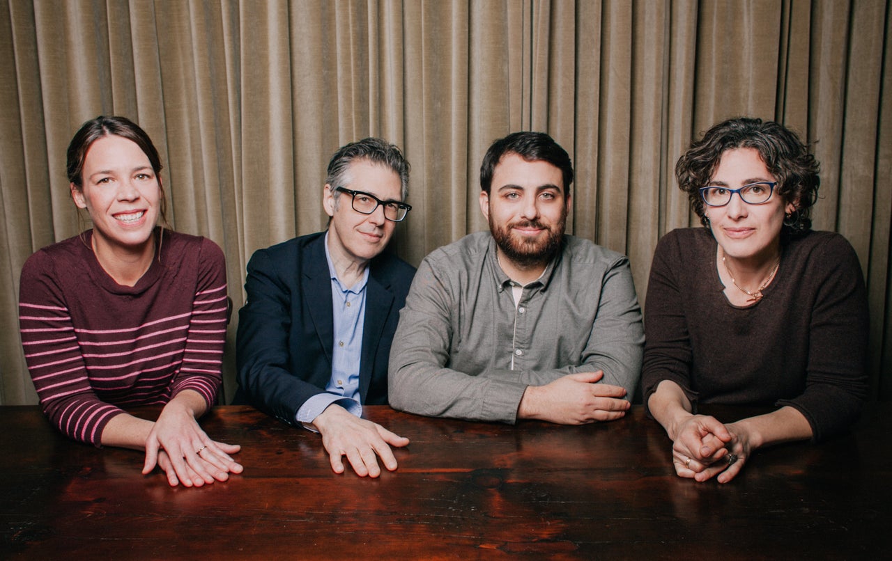 Julie Snyder, Ira Glass, Brian Reed and Sarah Koenig.