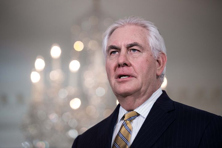 Secretary of State Rex Tillerson at the State Department in Washington on March 23.