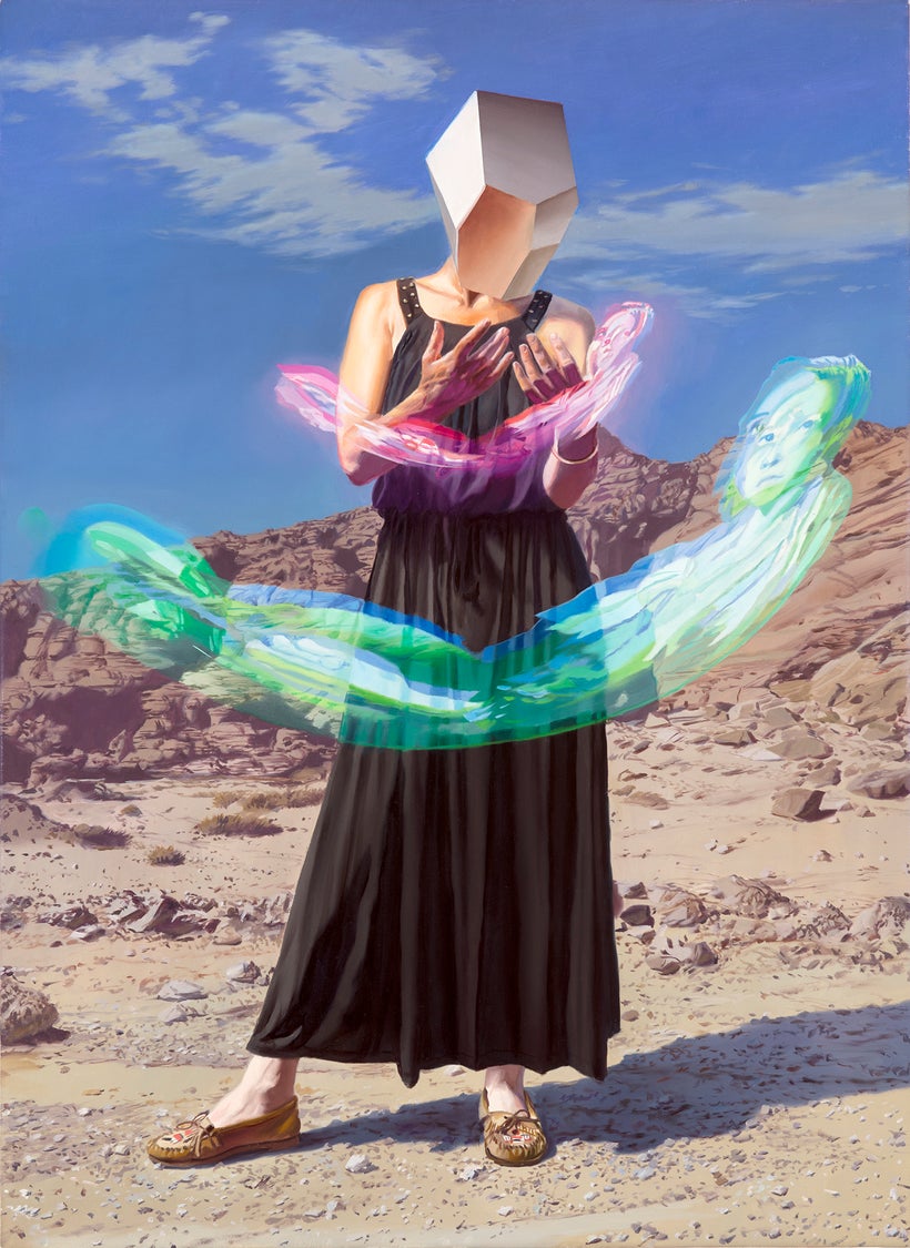 <em>Her Luminiferous Aether,</em> 22” x 16”, Oil on Linen