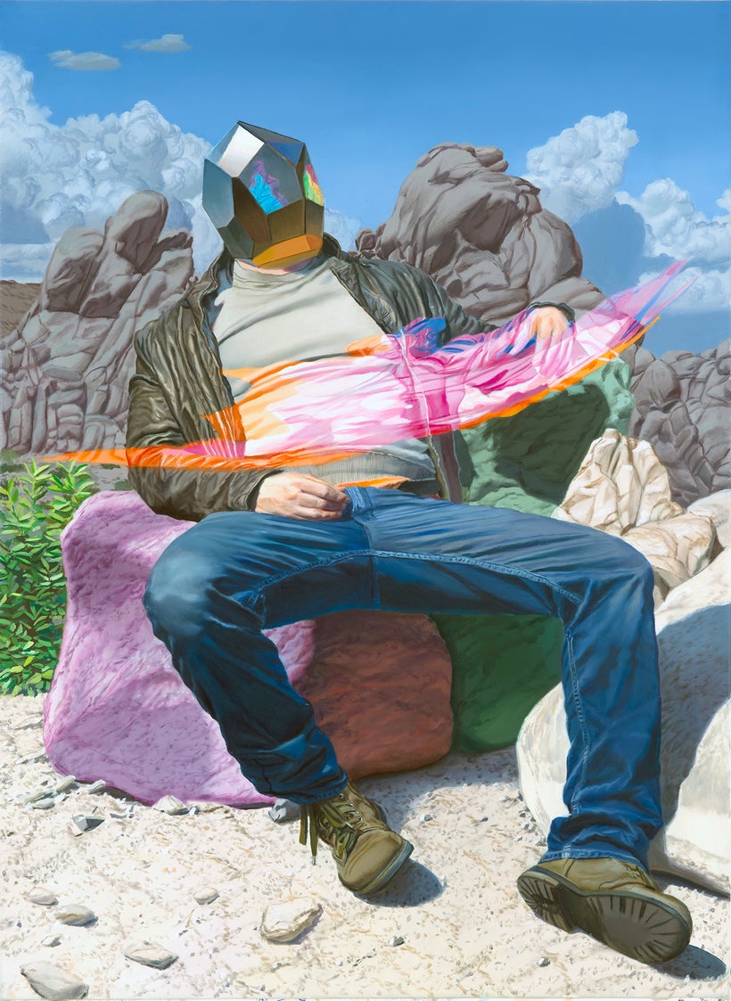 <em>The Sultan and the Strange Loop</em>, 22” x 16” Oil on canvas