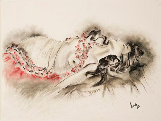 Aida Novosel Savic, Ardor, mixed media, 25in x 30in, 2017