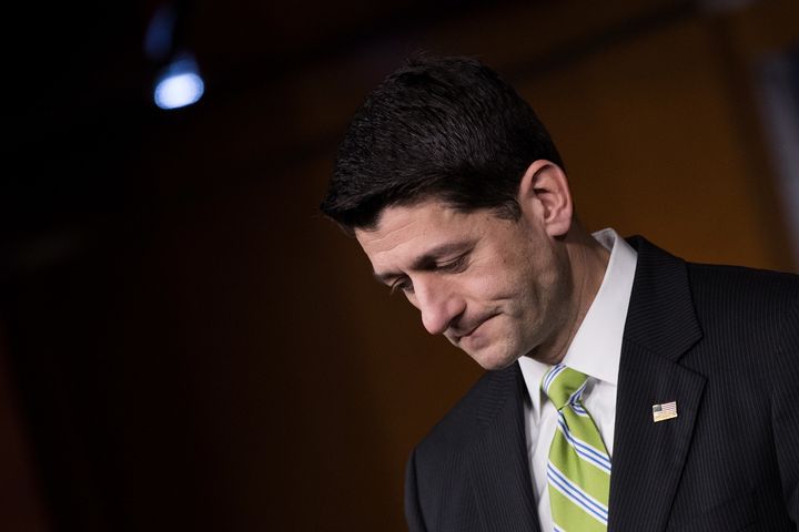 Speaker Paul Ryan (R) couldn't get his party to pass a bill to repeal Obamacare. They've only been talking about doing this for seven years. Sad!