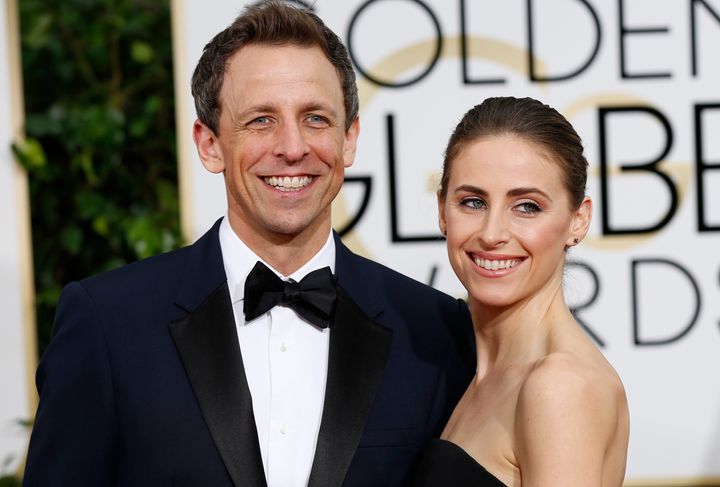 Meyers and his wife, Alexi, became parents in 2016.