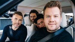 Watch James Corden In His Element During Take That's 'Carpool Karaoke' Special