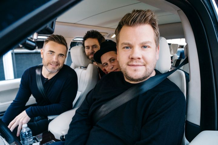 Take That took part in a special Comic Relief edition of 'Carpool Karaoke'